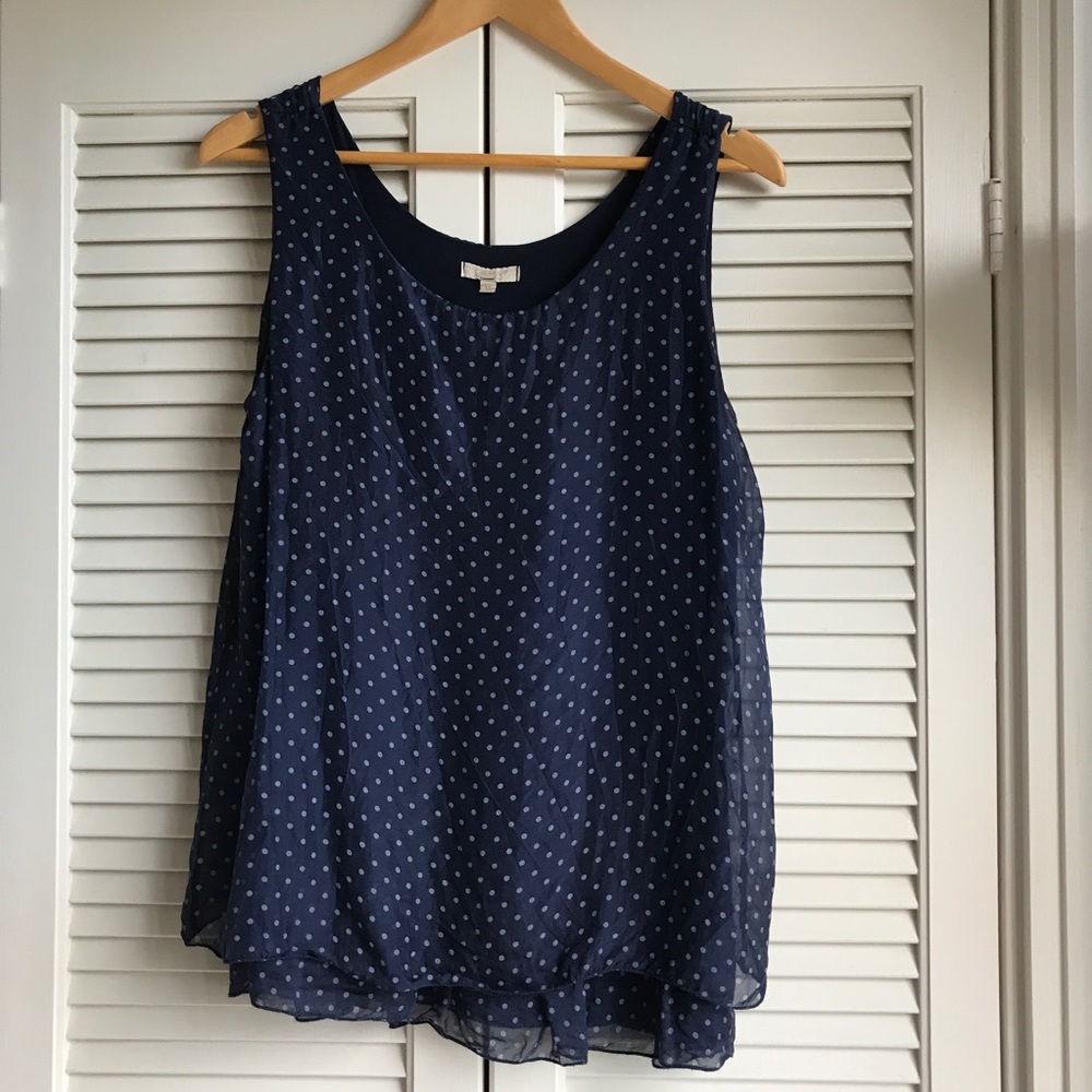 Giusy polka dot top